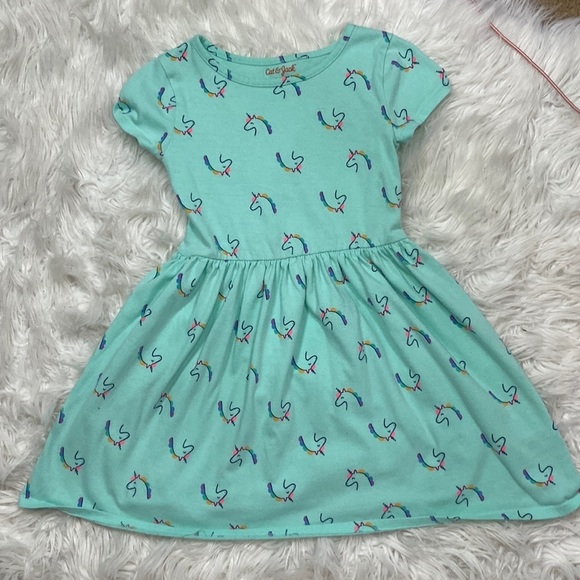 Cat & Jack Dresses 525 Girls Cat And Jack Unicorn Dress Poshmark
